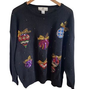 Vintage Brittany Leigh Christmas ornaments Sweater